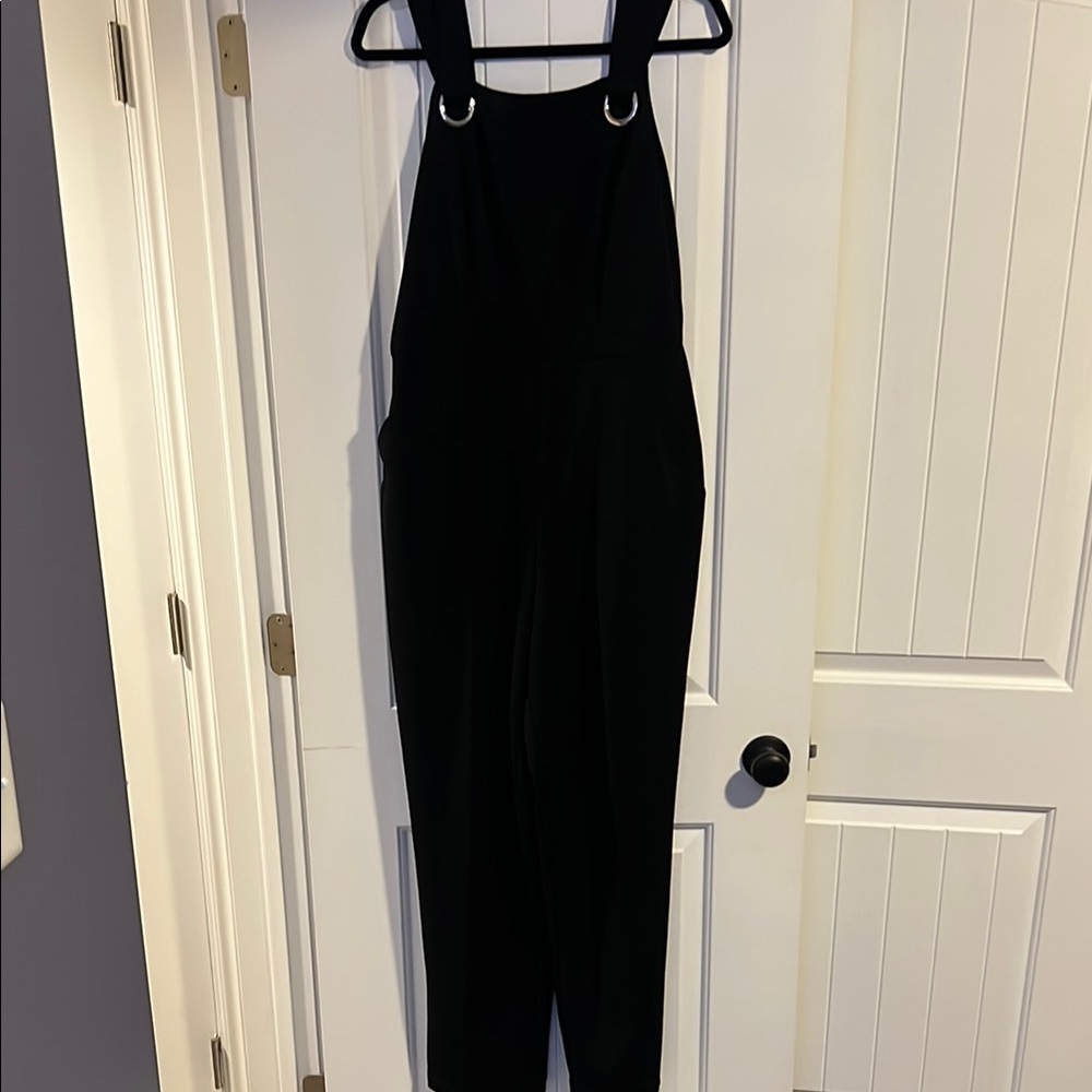 Nicole by Nicole Miller Black Jumpsuit with Adjustable Straps